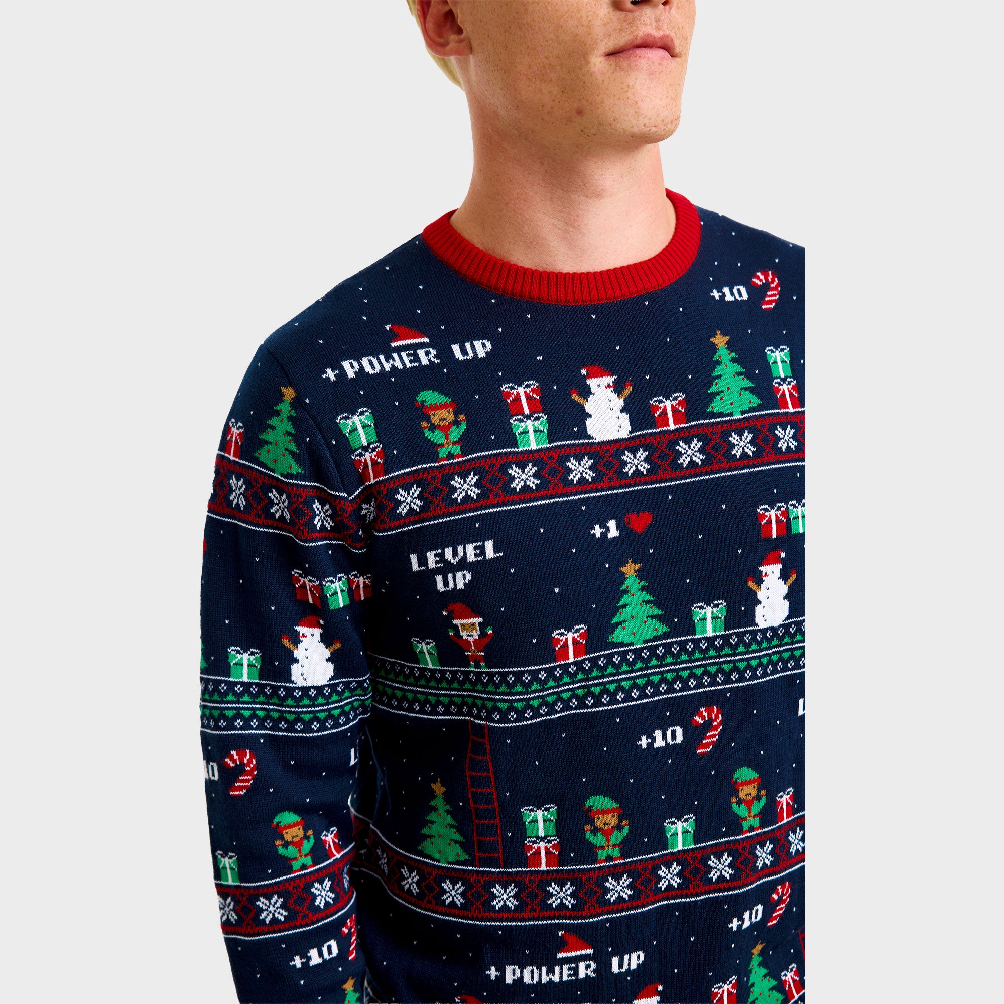 Vintage Gaming julesweateren - Herre